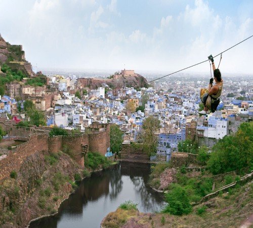 Ziplining