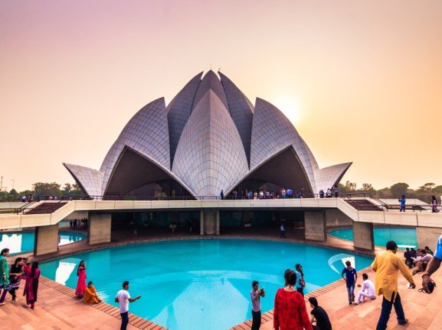 Lotus temple slider