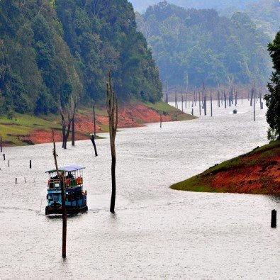 boat ride at Periyar lake